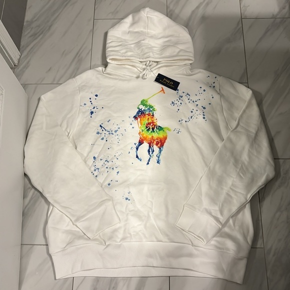 Polo Ralph Lauren Other - Men’s Polo Ralph Lauren Multicolor Pony Logo Pullover Hoodie